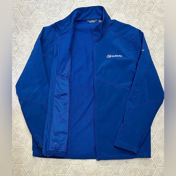 Men's XL Blue Eddie Bauer Company Logo Versatile All Weather Breathable Jacket - Picture 1 of 16